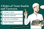 Noon Saakin and Tanween Rules with Quranic Examples