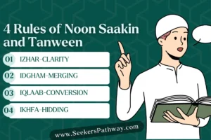 Noon Saakin and Tanween Rules with Quranic Examples